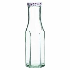 Kilner Twist Top Hexagonal Bottle (Red) | 9.5oz