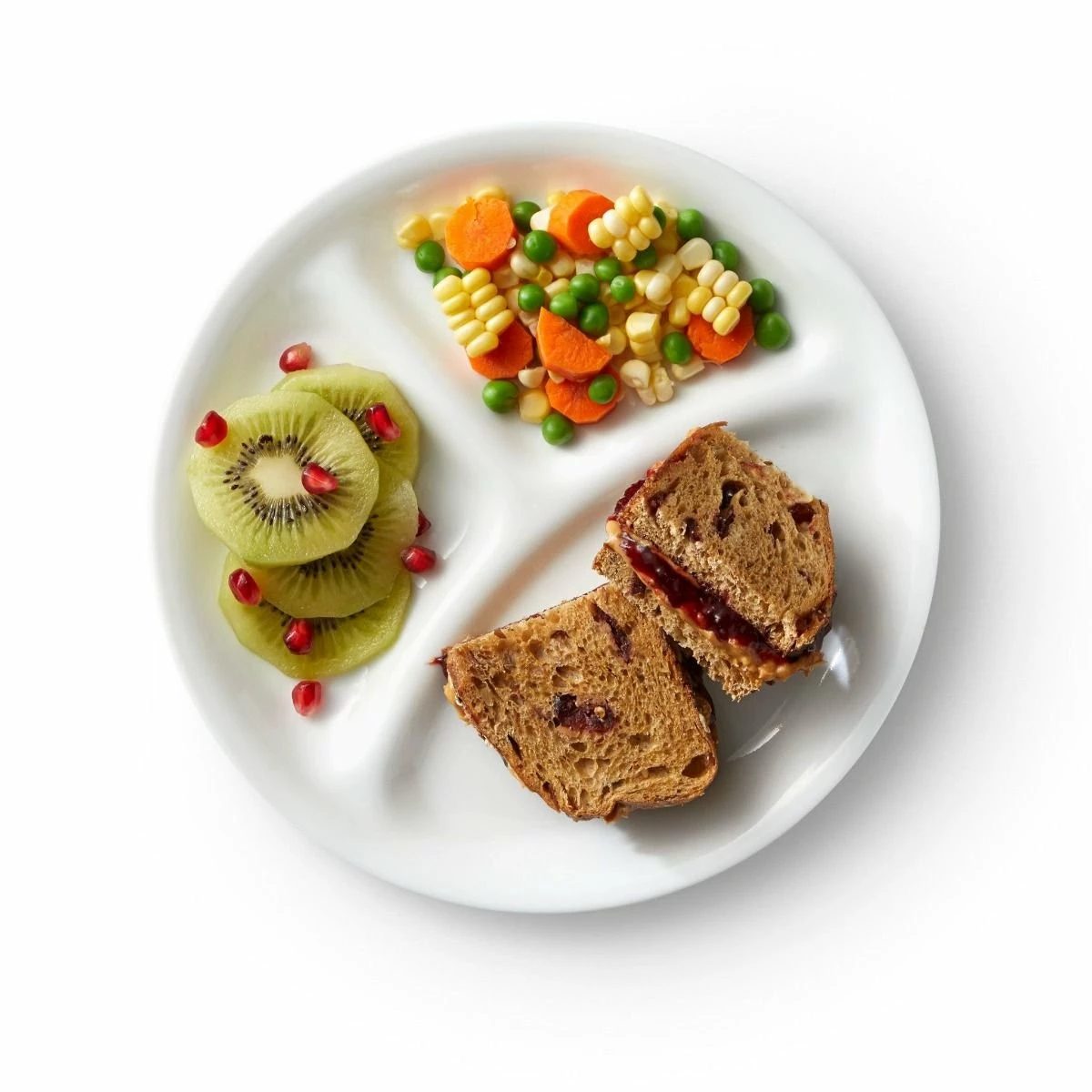 Corelle Livingware 8.5" Divided Dish | Winter Frost White - Image 2