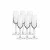Luigi Bormioli 8oz Aero Flute Glass | Set Of 6