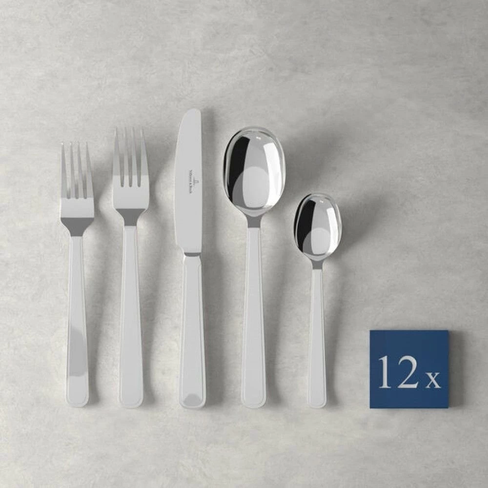 Villeroy & Boch 60-Piece Stainless Steel Flatware Set | Celeste - Image 2