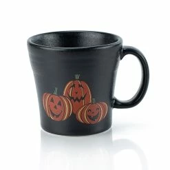 Fiesta® 15oz Tapered Mug | Trio Of Happy Pumpkins