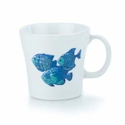 Fiesta® 15oz Tapered Mug | Coastal Fish