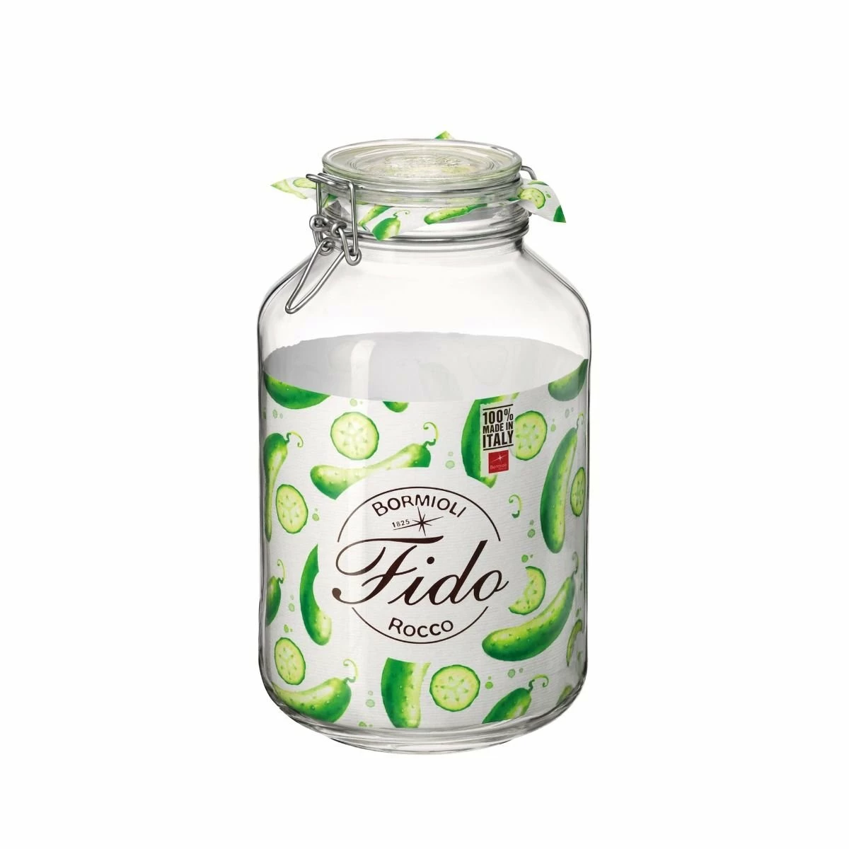 Bormioli Rocco 4L Swing Top Fido Glass Jar - Image 2