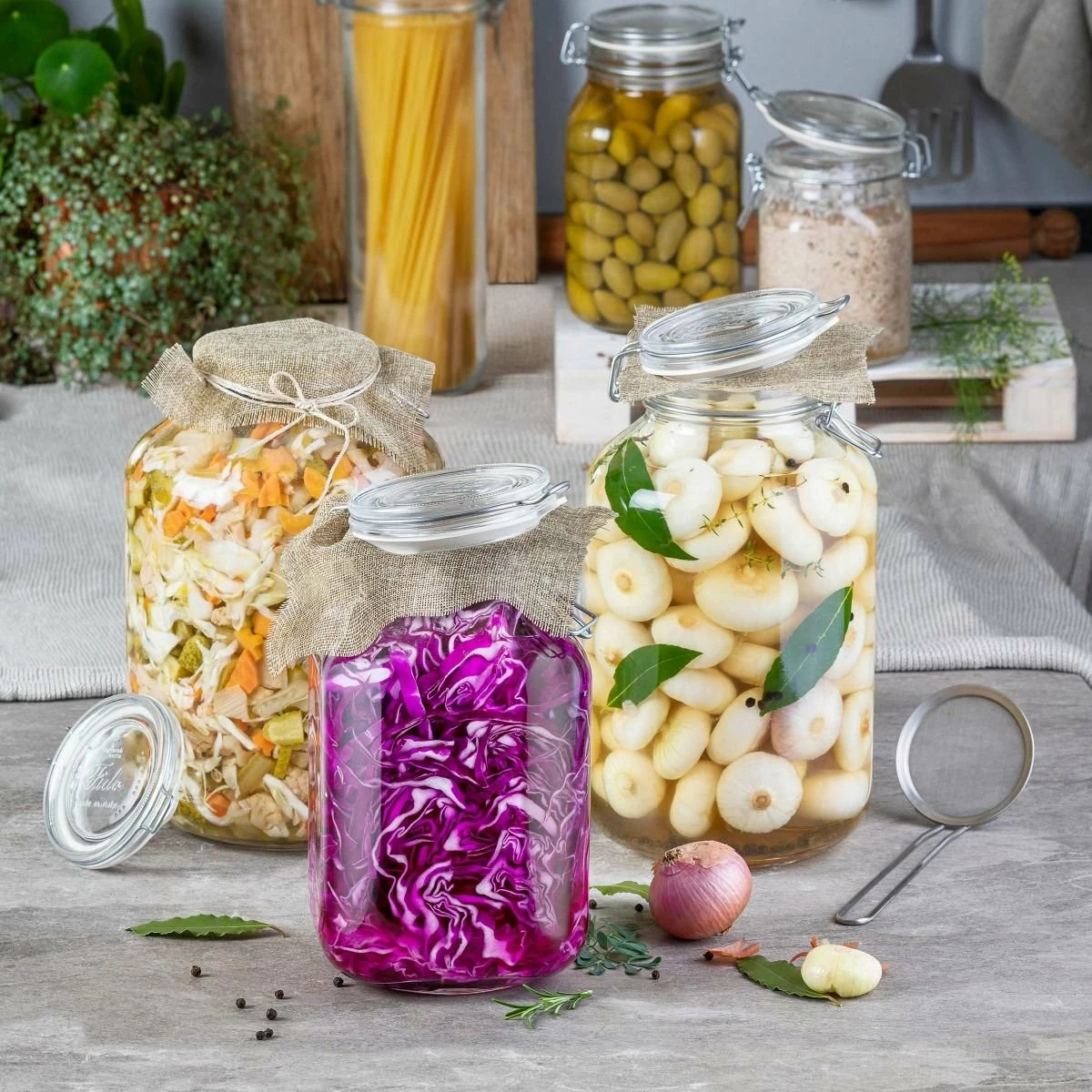 Bormioli Rocco 4L Swing Top Fido Glass Jar - Image 5