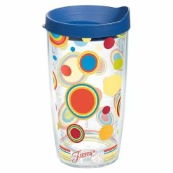 Tervis® 16oz Double-Walled Insulated Tumbler With Lid | Fiesta® Dots - Poppy