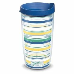 Tervis® 16oz Double-Walled Insulated Tumbler With Lid | Fiesta® Stripes - Meadow