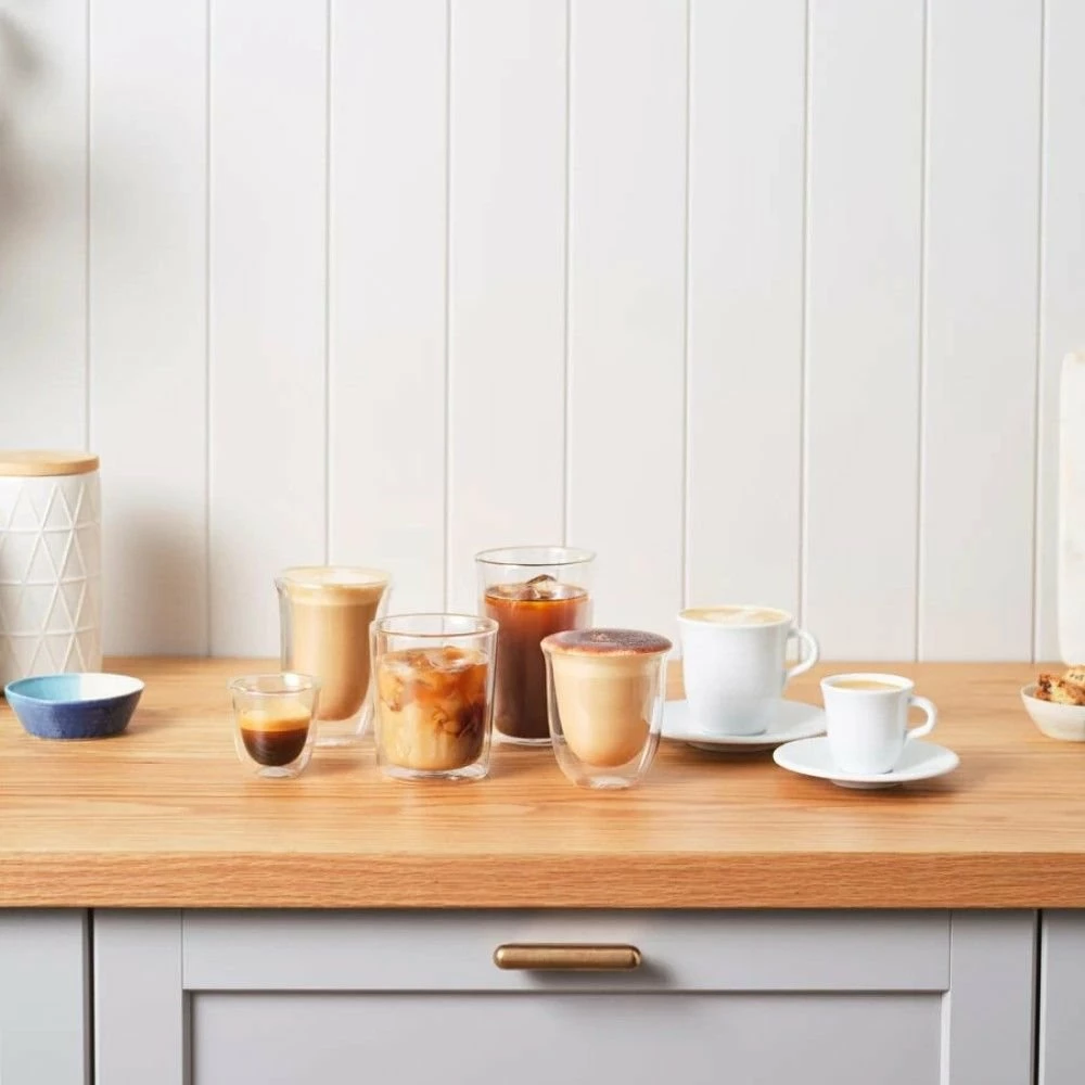 DeLonghi De'Longhi Cappuccino Glasses | Set Of 2 - Image 3