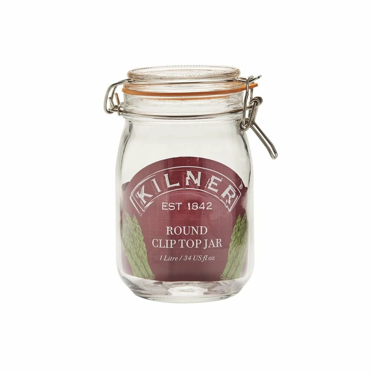 Kilner Swing Top Round Glass Jar | 1L - Image 2