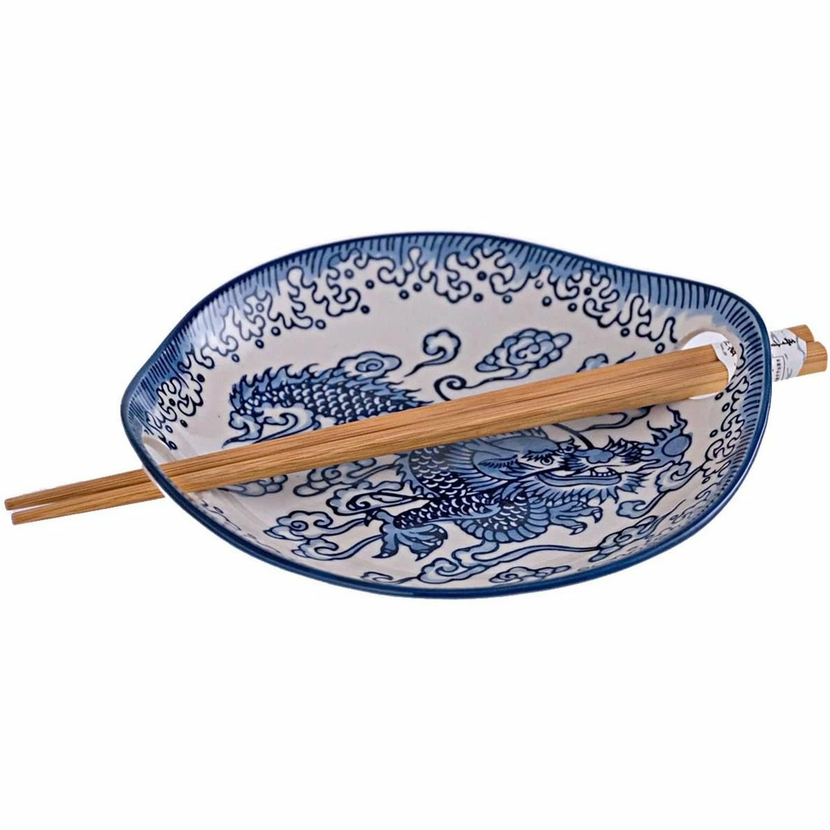 Fuji Merchandise 7" Plate & Chopsticks | Dragon