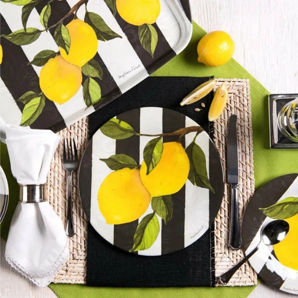 Bamboo Table Dinner Plate | Lemon Branch - Image 2