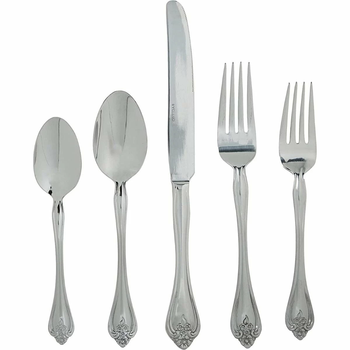 Oneida 18/0 Stainless Steel 45-Piece Flatware Set | Boutonniere