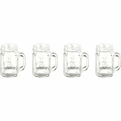 Kikkerland Shot Glasses - Set Of 4 | Mason Jars
