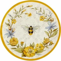 Certified International 11" Melamine Dinner Plate | Bee Sweet