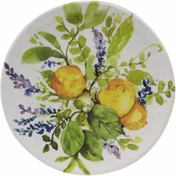 Certified International 9" Melamine Salad Plate | Lemon Zest