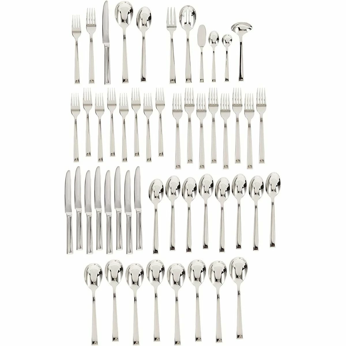 Villeroy & Boch 46-Piece Stainless Steel Flatware & Serving Set | Victor - Image 2