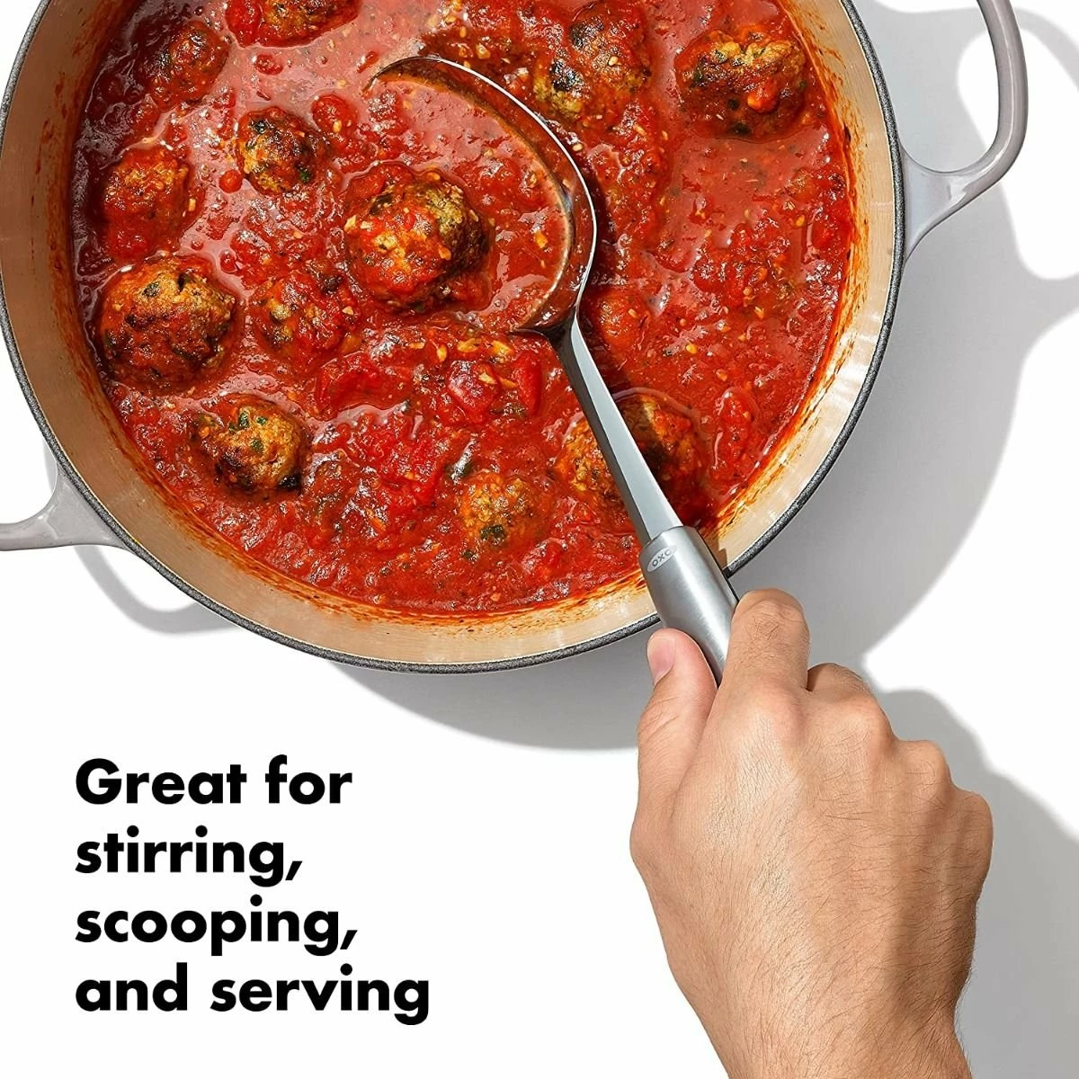 OXO Steel Solid Spoon - Image 3