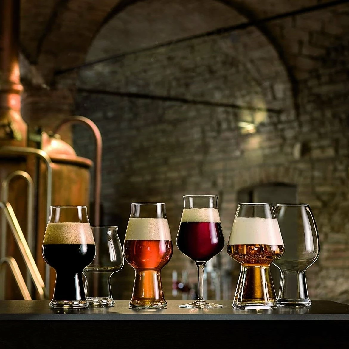 Luigi Bormioli Birrateque 14.25oz Beer Tester Glass | Set Of 2 - Image 7