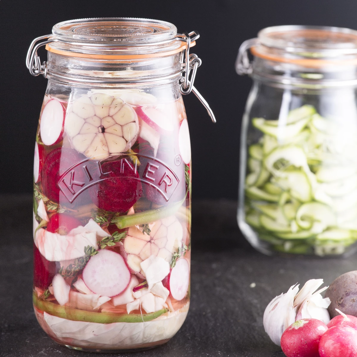 Kilner Swing Top Round Glass Jar | 1.5L - Image 2