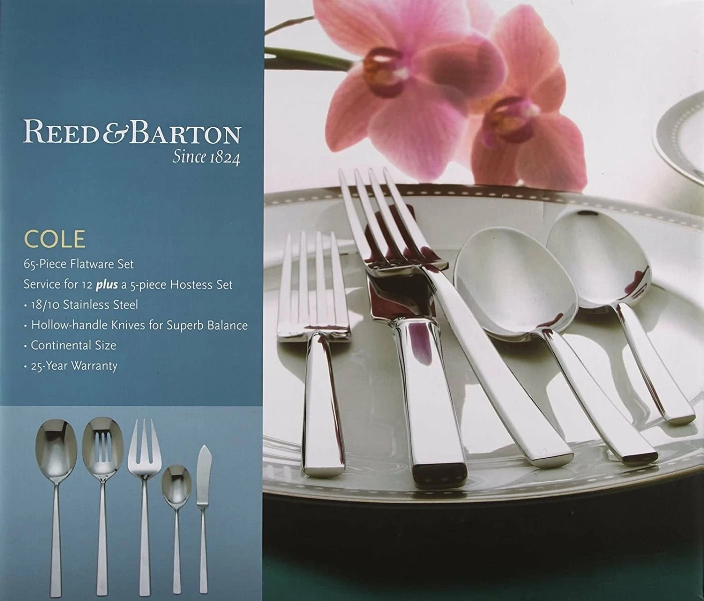 Reed & Barton Legacy Collection - 65 Piece Cole Flatware Set - Image 5