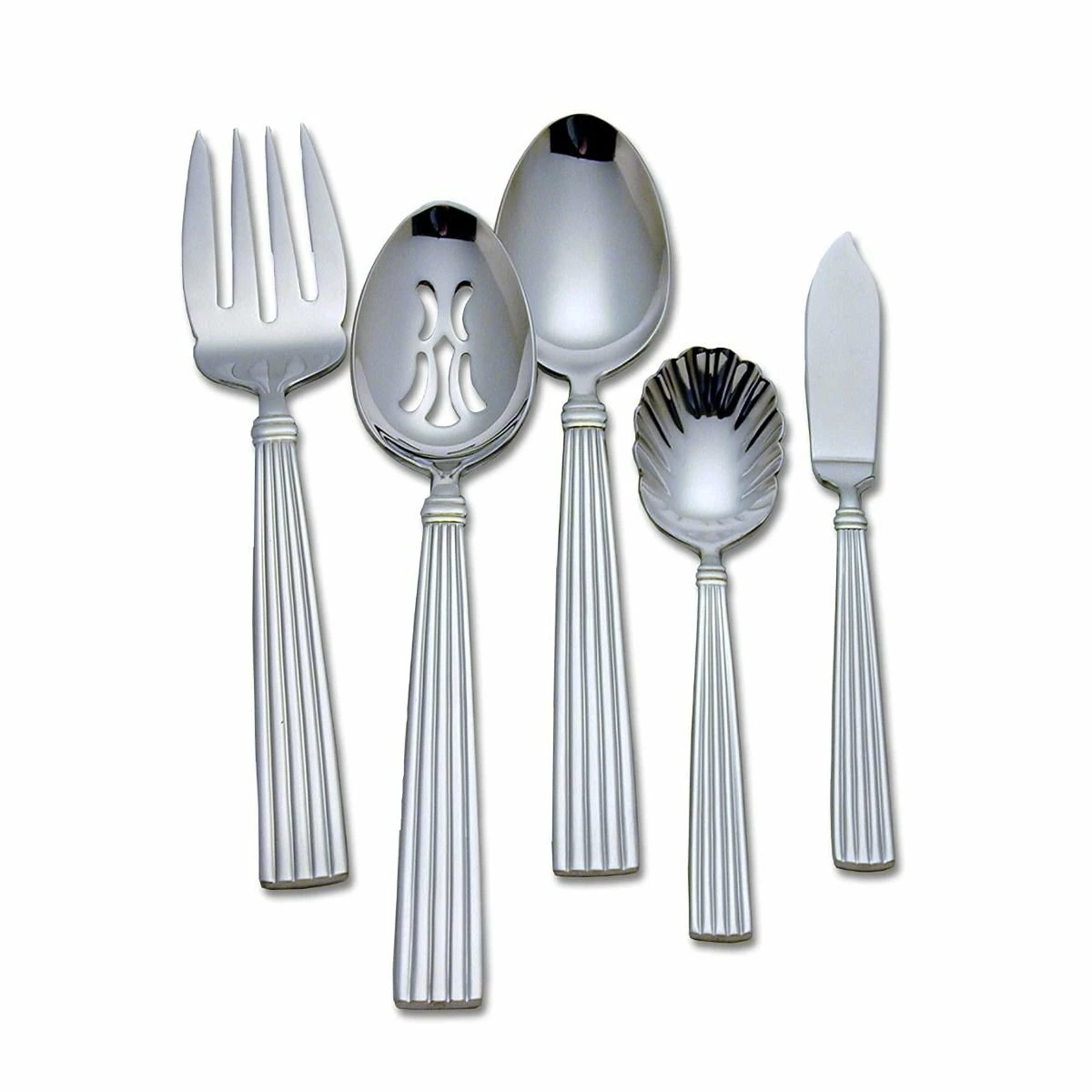 Reed & Barton Legacy Collection - 65 Pc Crescendo II Flatware Set - Image 3