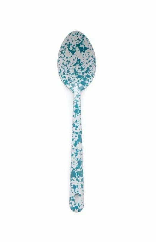 Crow Canyon Home Crow Canyon Enameled Serving Spoon Turquoise Marble