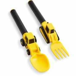 Masontops Dinneractive Construction Utensil Set Of 2 Yellow