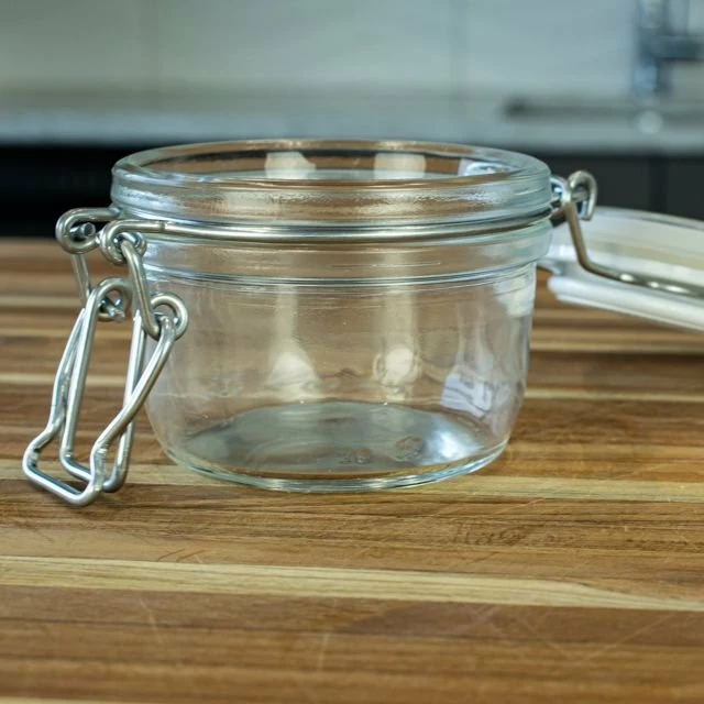 Bormioli Rocco 4.25oz Swing Top Fido Jar | White Top - Image 4