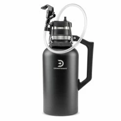 DrinkTanks 64oz Travel Keg Kit | Obsidian