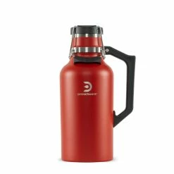 DrinkTanks 64oz Craft Growler | Crimson