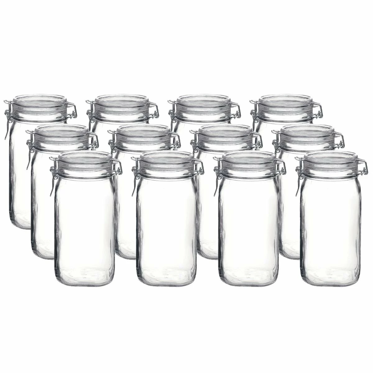 Bormioli Rocco 1.5L Swing Top Fido Canning Jar | Set Of 12