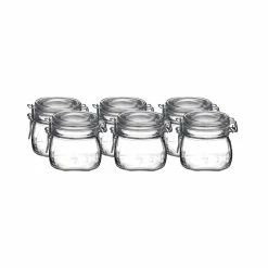 Bormioli Rocco 0.5L Swing Top Fido Canning Jars | 6-pack