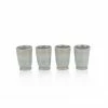 Mosser Glass 4-Piece 6oz Panel Tumbler Set | Marble