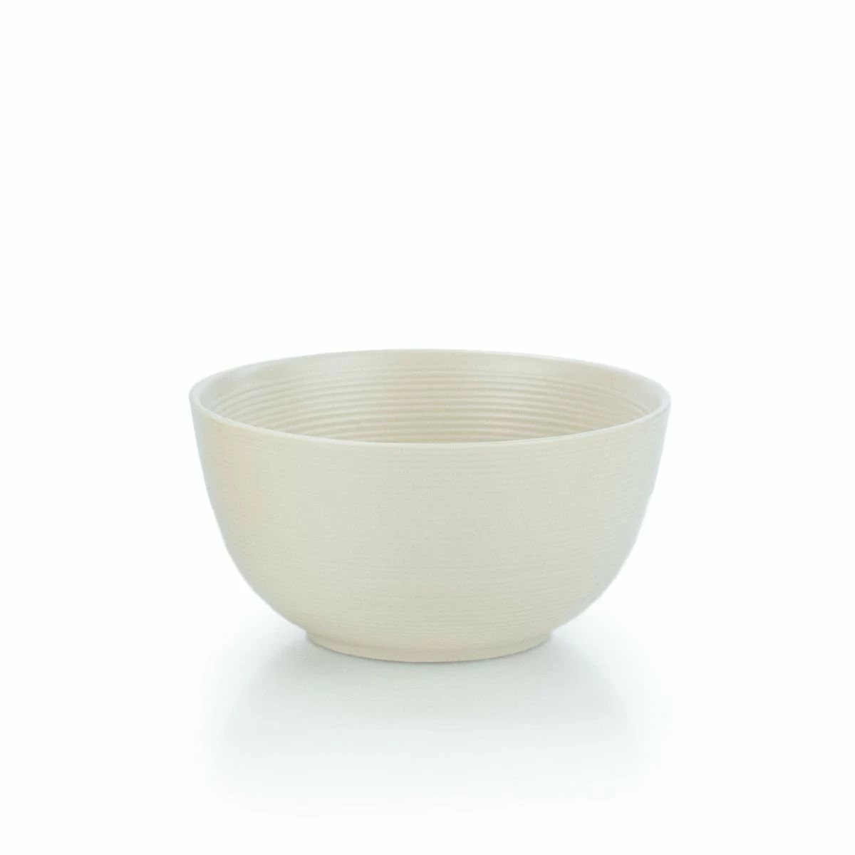 Everything Kitchens Modern Colorful Neutrals - Rippled 6" Bowls (Set Of 4) - Matte | Beige - Image 2