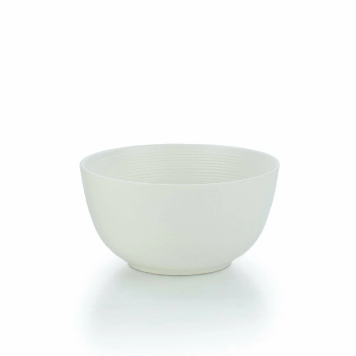 Everything Kitchens Modern Colorful Neutrals - Rippled 6" Bowls (Set Of 4) - Matte | Ivory - Image 2