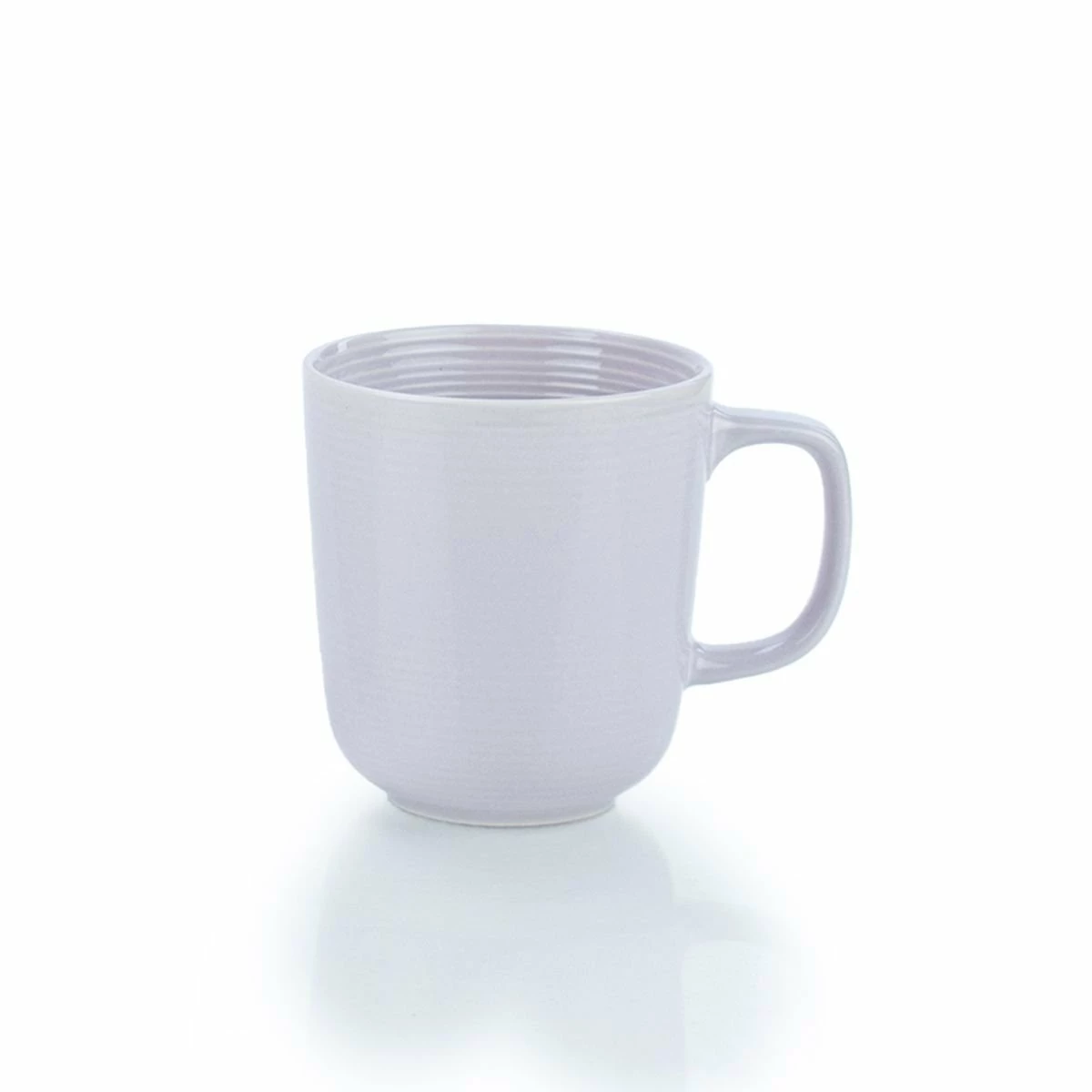 Everything Kitchens Modern Colorful Neutrals - Rippled 12oz Mugs (Set Of 4) - Glazed | Dusty Purple - Image 2
