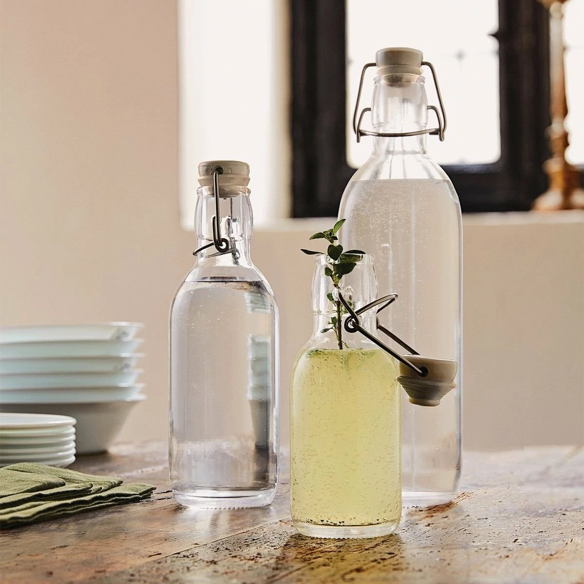 Bormioli Rocco 17oz Emilia Glass Bottle - Image 4