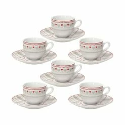 Tognana Brunico Espresso Cups & Saucers | Set Of 6