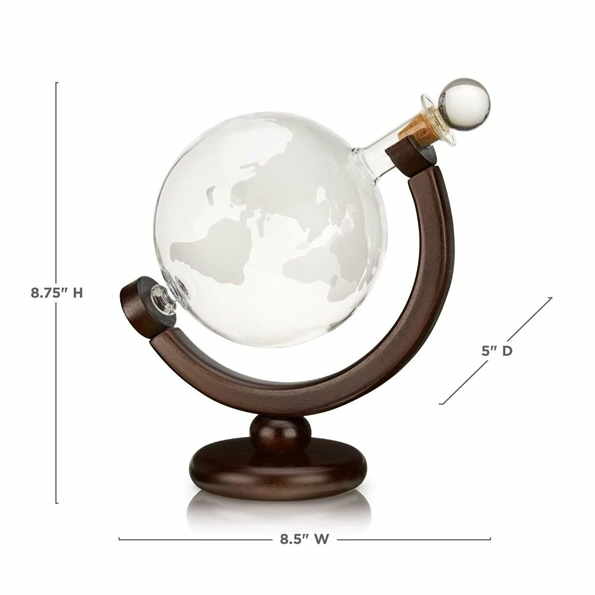 Viski® Globe Liquor Decanter - Image 7