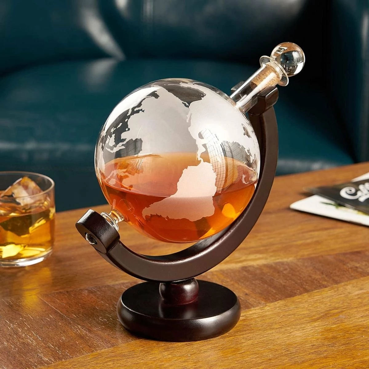 Viski® Globe Liquor Decanter - Image 2