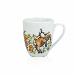 Everything Kitchens Barnyard Baby Animals 12oz Mug | "Caprine Caper Goats" - Kid