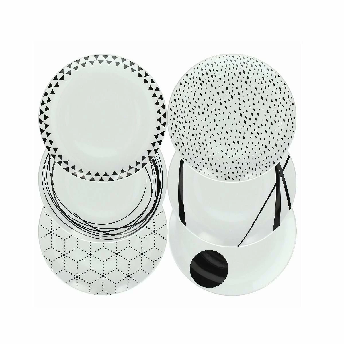 Tognana Metropolis Collection 18-piece Dinnerware Set | Graphic