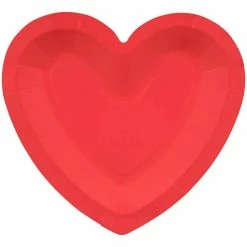 C.R Gibson (One Coast) C.R. Gibson Paper Dinner Plates (Set Of 8) | With All My Heart