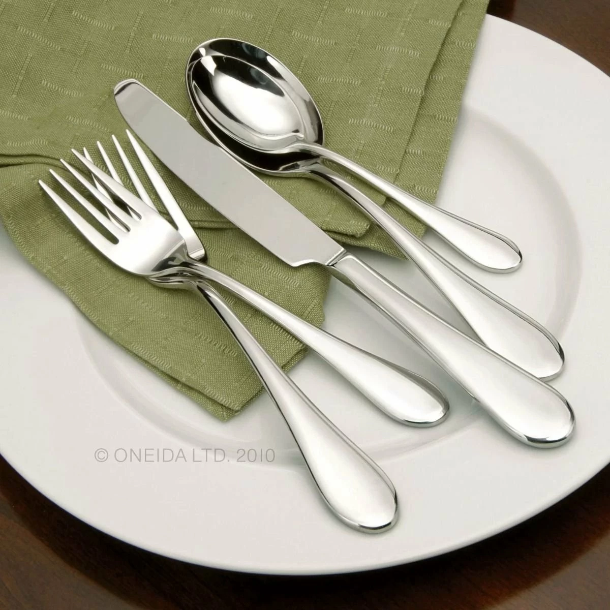 Oneida 18/0 Stainless Steel 45-Piece Flatware Set | Icarus - Image 3
