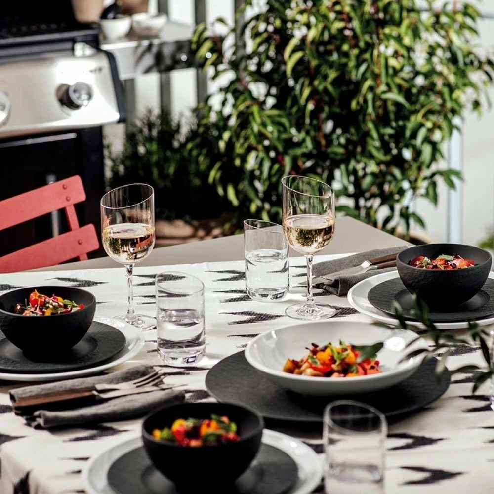 Villeroy & Boch Manufacture Rock 4-Piece Dinnerware Set | Black - Image 3