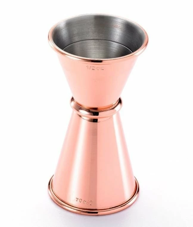 Mercer Barfly 0.5oz X 0.75oz Japanese Style Jigger | Copper Plated - Image 2