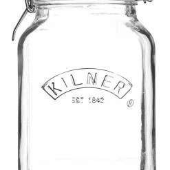 Kilner Swing Top Square Glass Jar | 1.5L