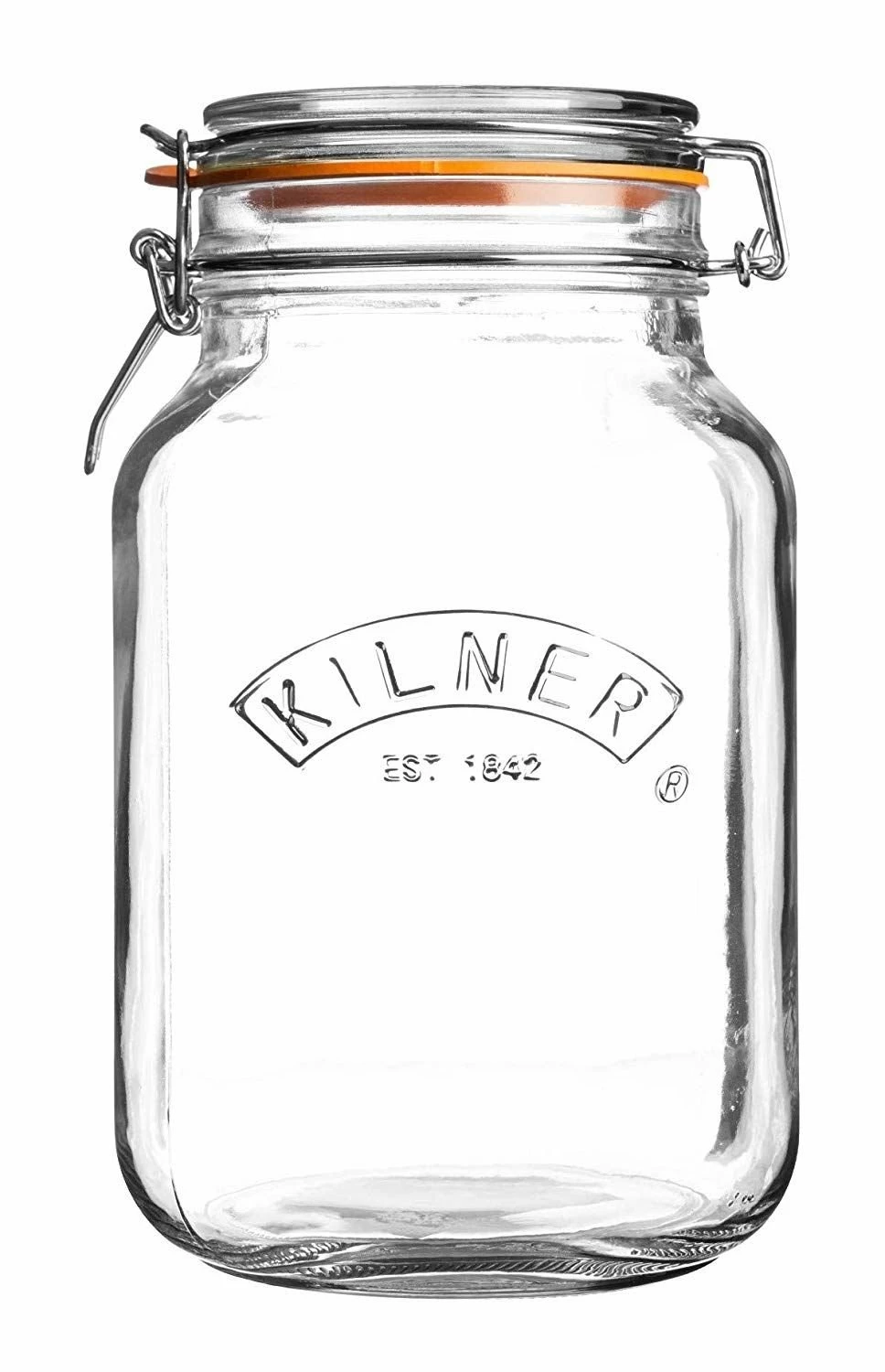 Kilner Swing Top Square Glass Jar | 2L