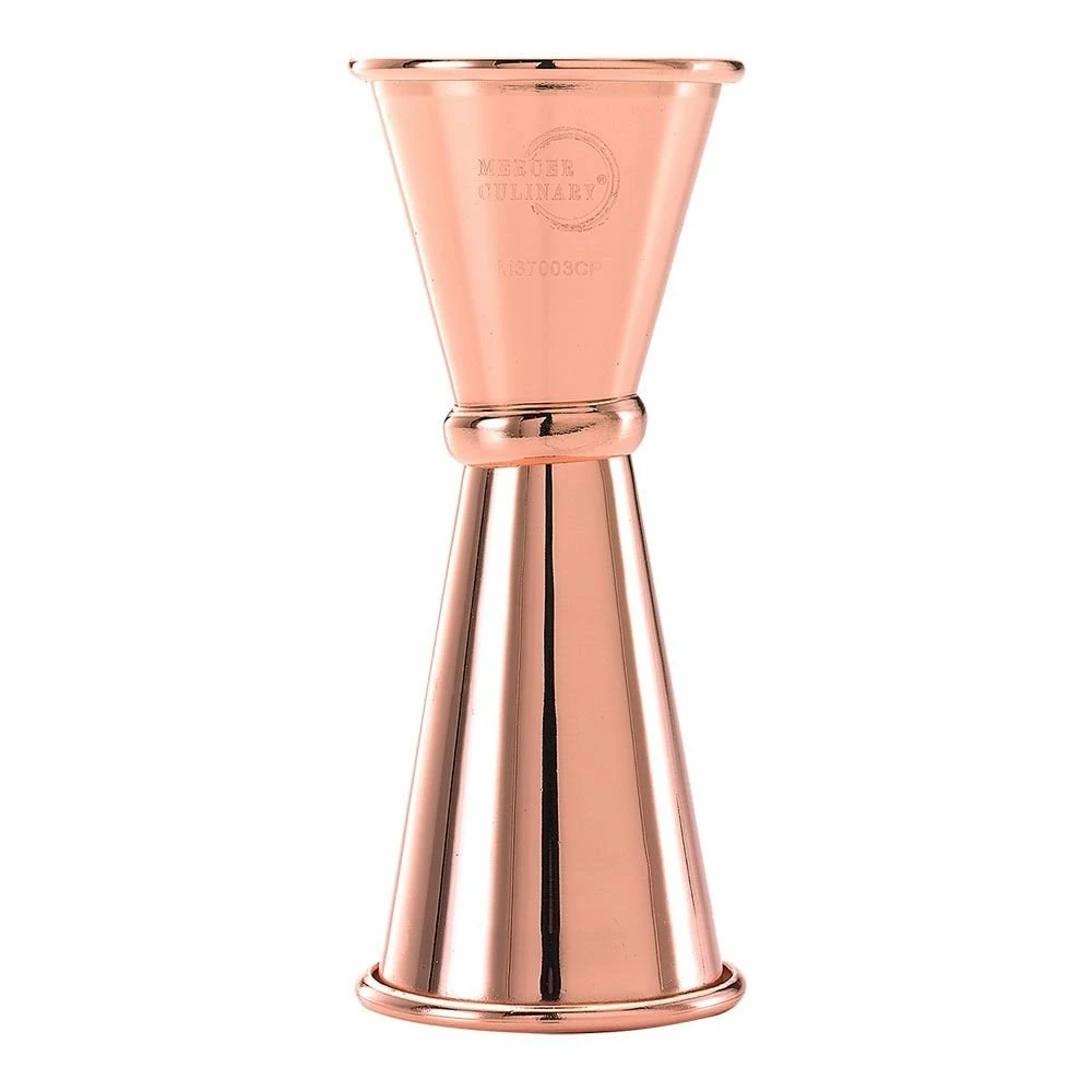 Mercer Barfly 1oz X 1.5oz Japanese Style Jigger | Copper Plated