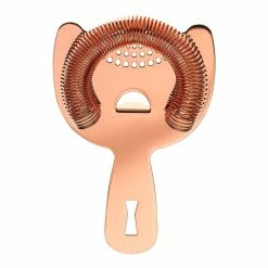 Mercer Barfly Heavy Duty Spring Bar Cocktail Strainer | Copper Plated