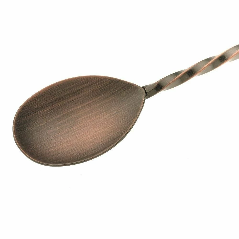 Mercer Barfly 11.8" Bar Spoon With Muddler | Antique Copper - Image 3